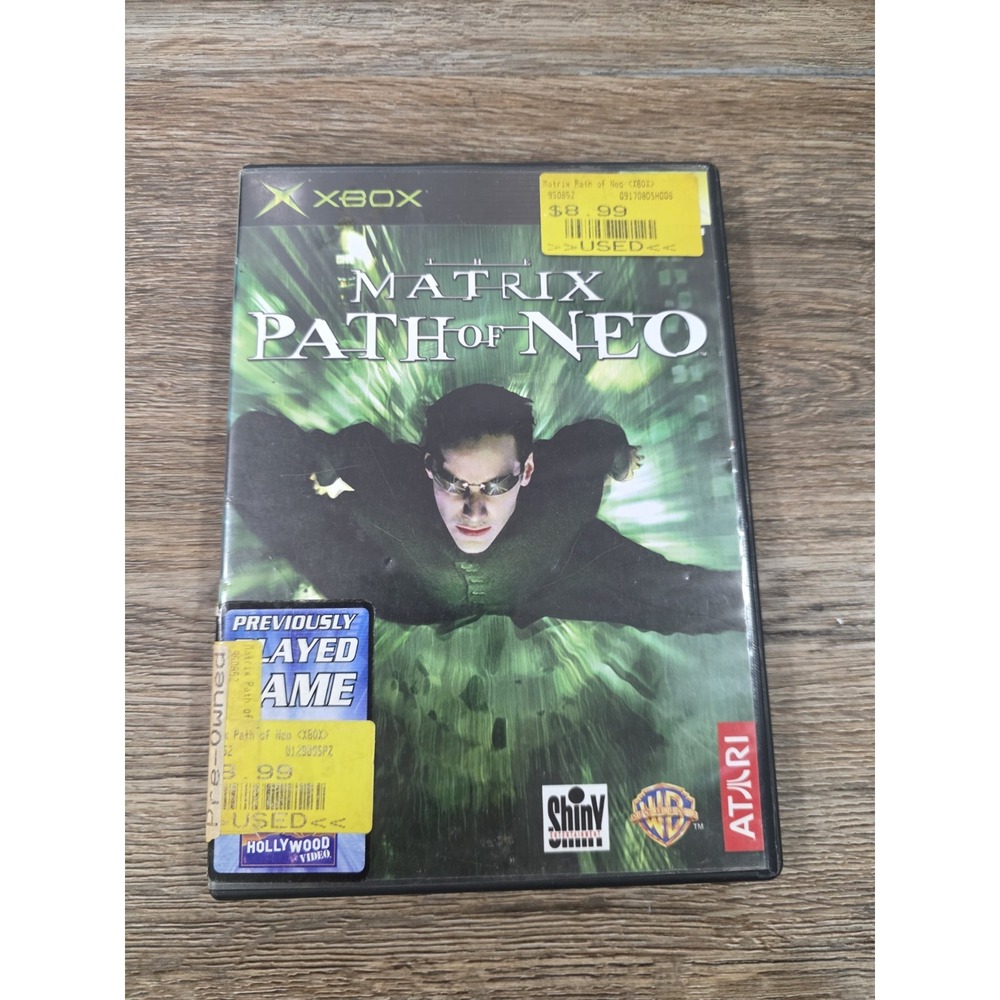 The Matrix Path of Neo (Microsoft Xbox, 2005) CIB W/ Manual